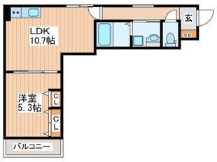 ＧＭヒルズ対馬江の物件間取画像